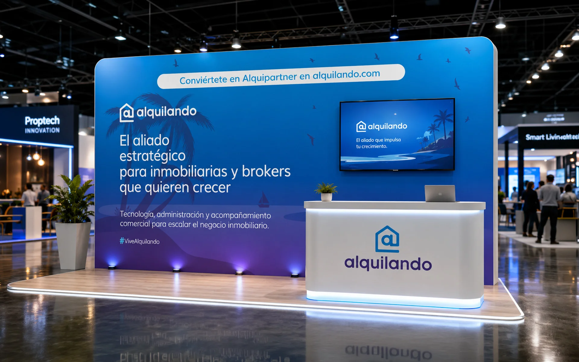Alquilando — stand para eventos