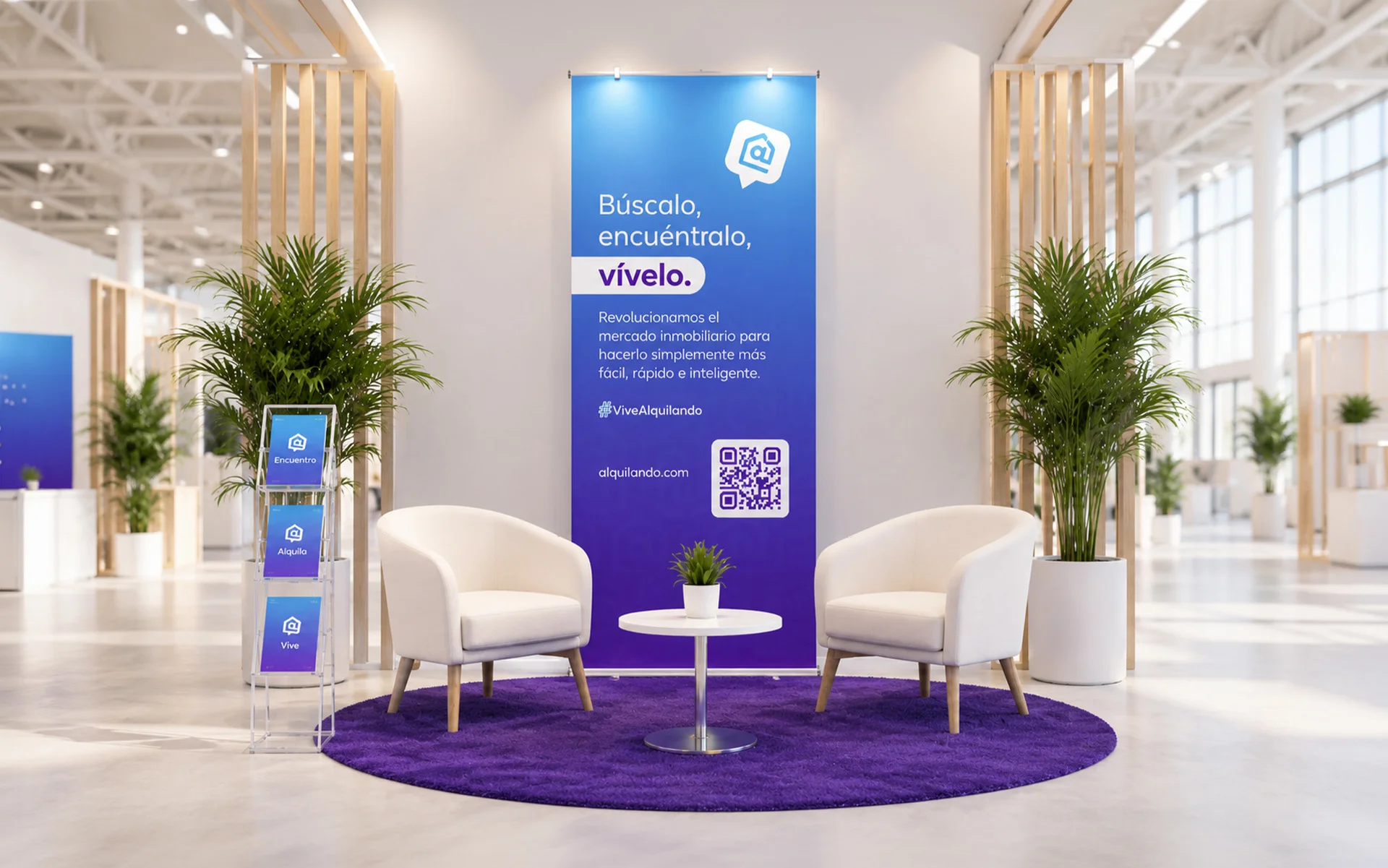 Alquilando — stand para eventos