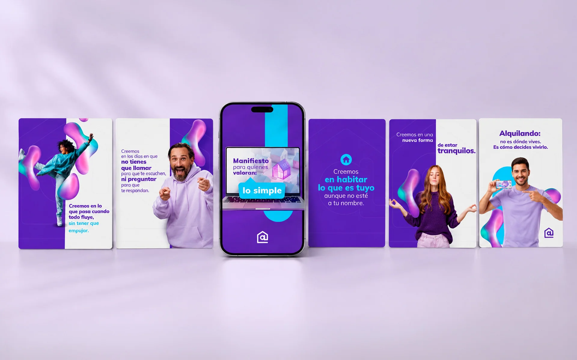 Alquilando — pieza de redes sociales