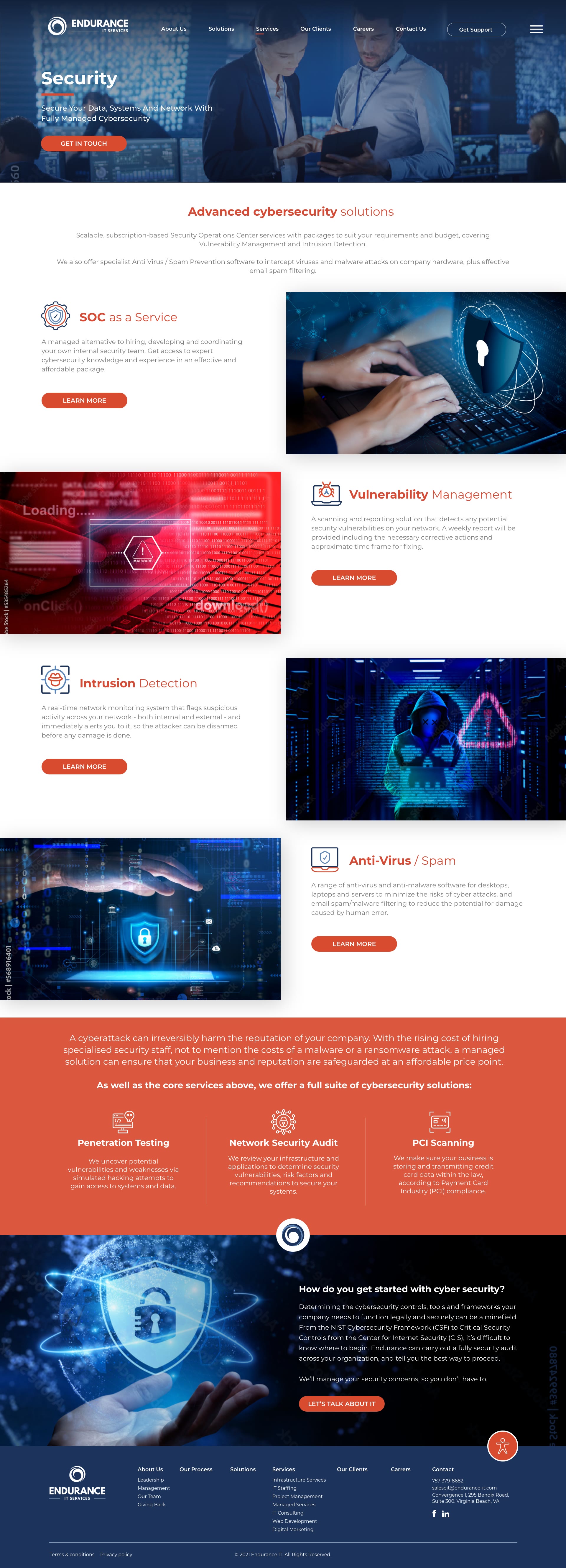 Endurance — Security, versión desktop