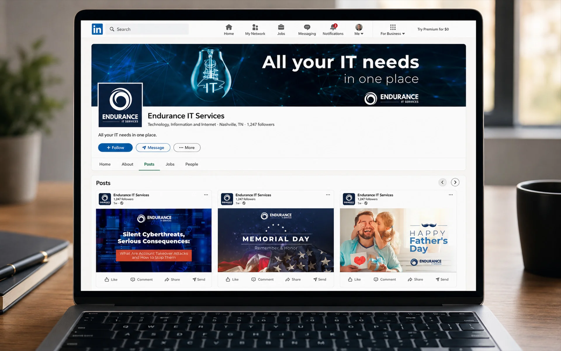 Endurance — piezas de redes sociales