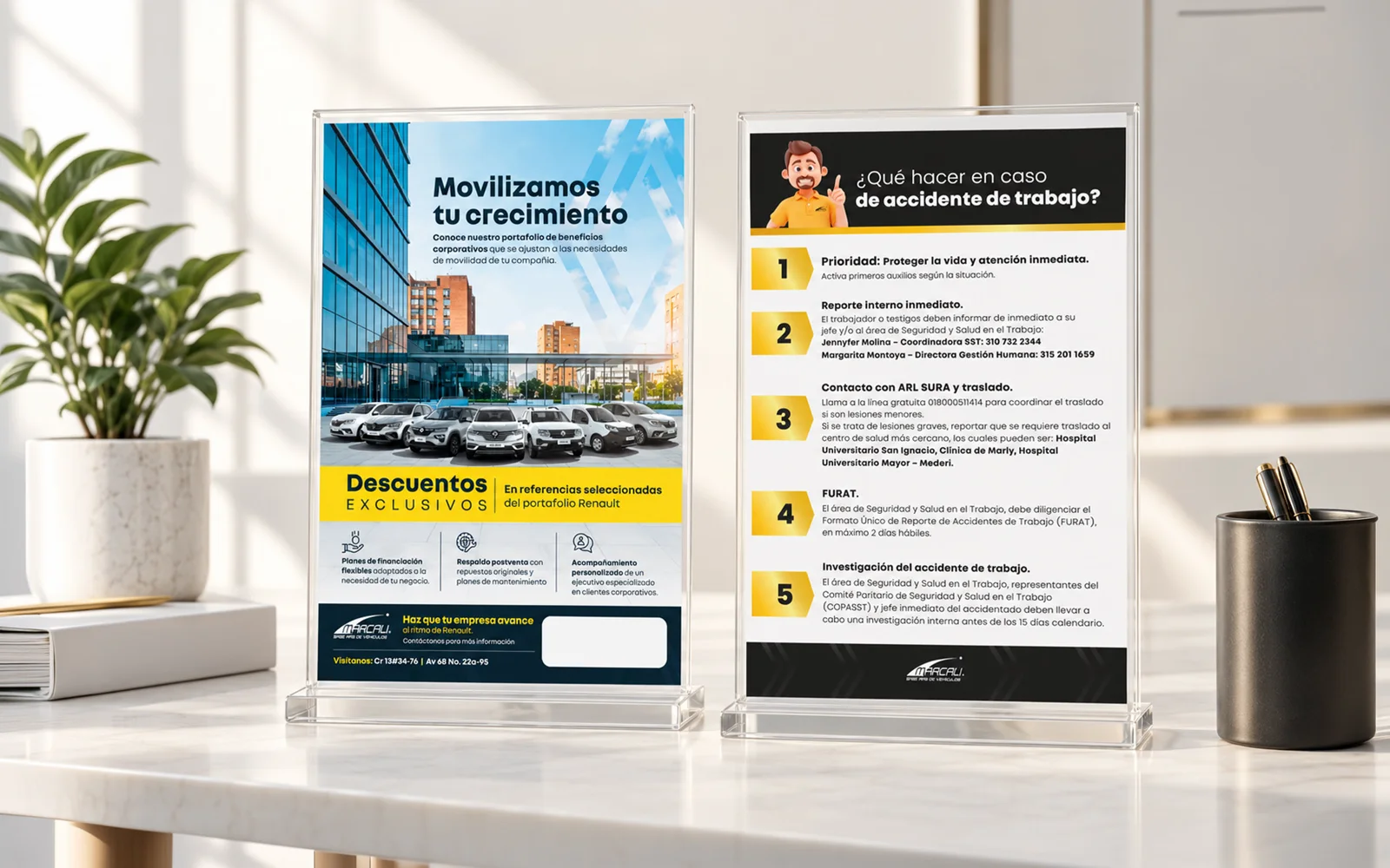 Marcali — material corporativo